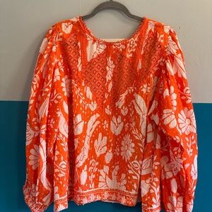 XL Farm Rio Neon Jungle blouse